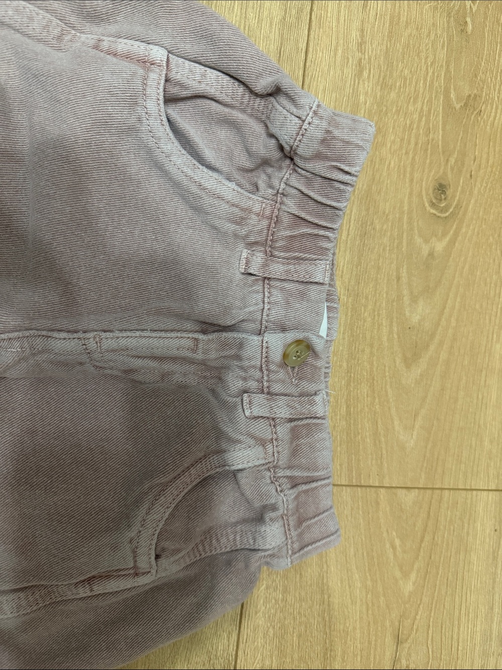 Zara Kids Two-Piece Set in Green and Dusty Pink - Picture 6 of 8